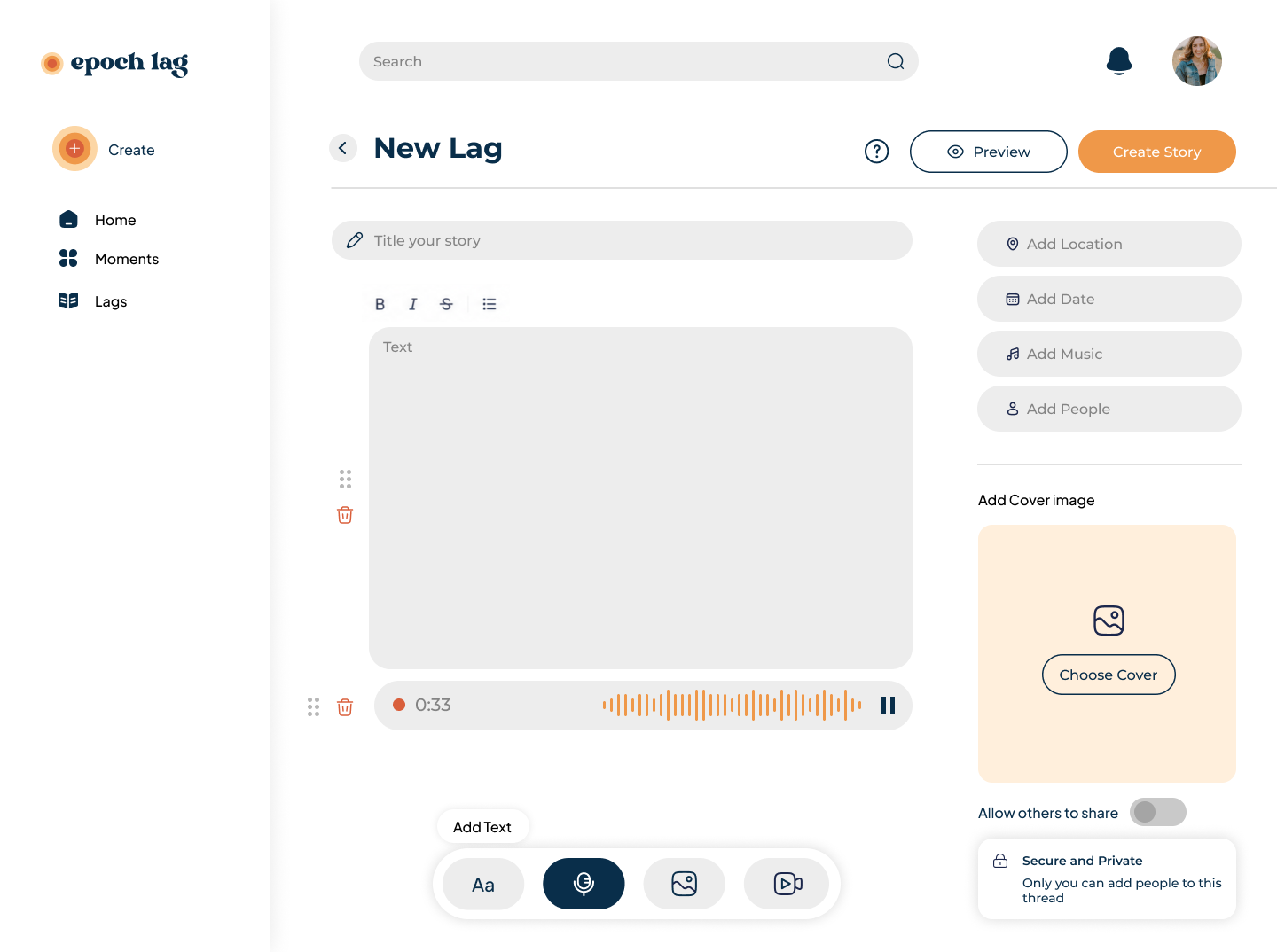 Building a Lag in the browser