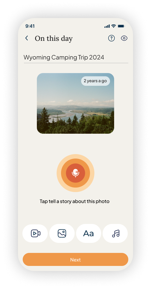Day in Review feature
